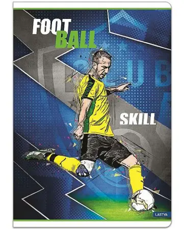 Školní Sešit game linkovaný A4 football 2