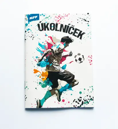 Školní deníček úkolníček mfp A6 fotbalista
