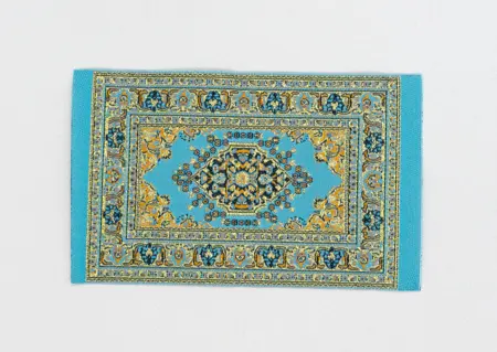 Koberec pro panenku nebesky modrá