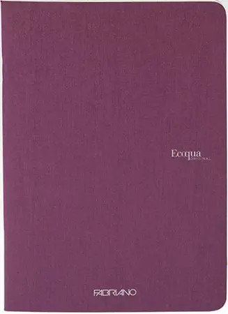 Skicovací bloček Fabriano Ecoqua A5 tečkovaný Vino