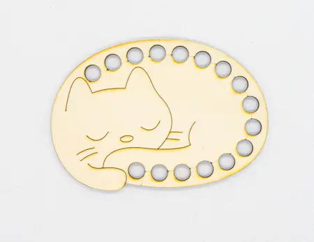 Namotávky na bavlnky  -  Kočka 16 otvoru