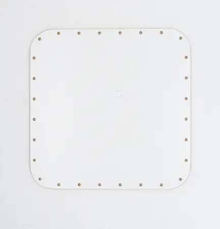 Dna čtvercová pro pletení košíků - 17x17cm