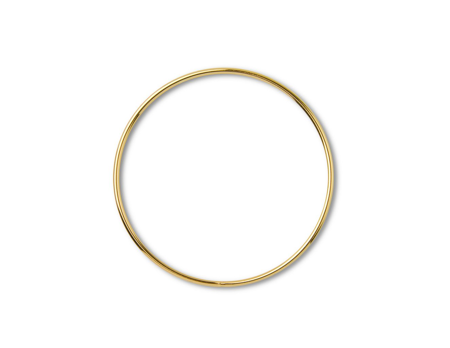 Kovový kruh na lapače snů 15cm zlatá