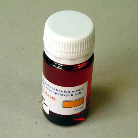 Barva do mýdla 20ml oranžová