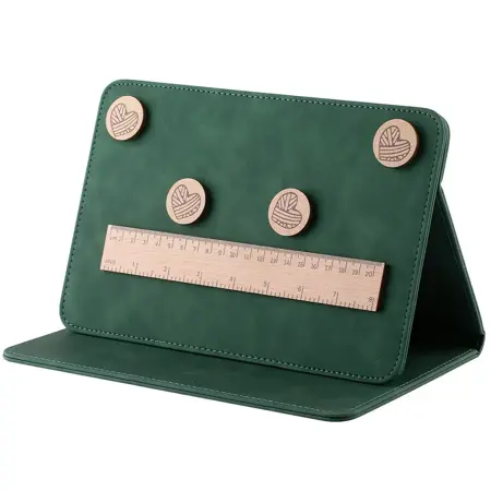 Skládací stojan na navod s magnetickým pravítkem Zelený