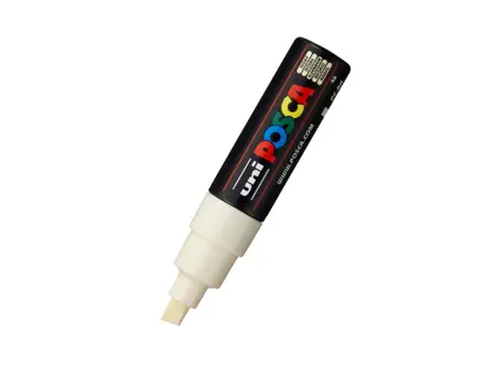 Akrylový fix Uni Posca PC-8K 8 mm – 46 smetanová ivory