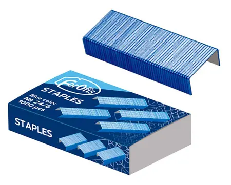 Sponky do sešívačky modré  24/6