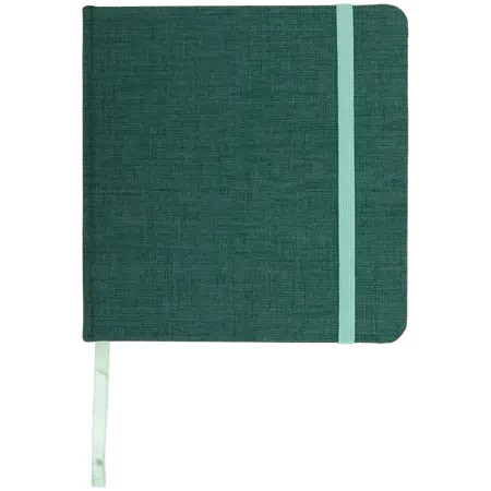 Akvarelová kniha s tónovaným papírem lesní zeleň