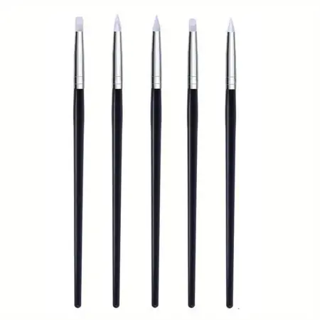 Sada 5 Štětců se Silikonovou Kaučukovou mini Špičkou