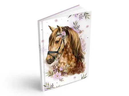 Záznamní kniha A5 100ls linka Kůň