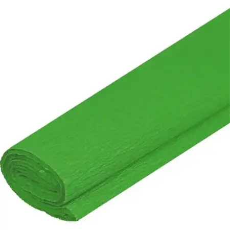 Krepový papír 50x250cm zelená