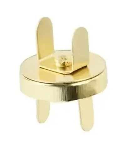 Magnetické zapínání na kabelky zlatá