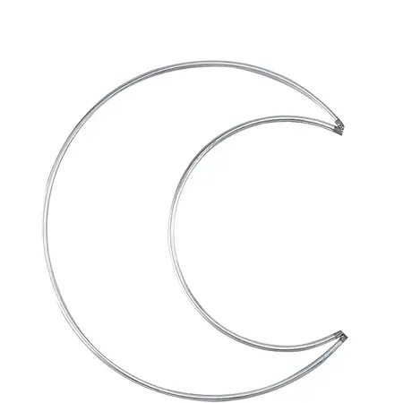 Drátěný polotovar měsíc 5 cm 