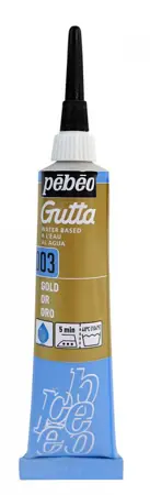 Gutta na hedvábí Pébéo 20ml 003 zlatá