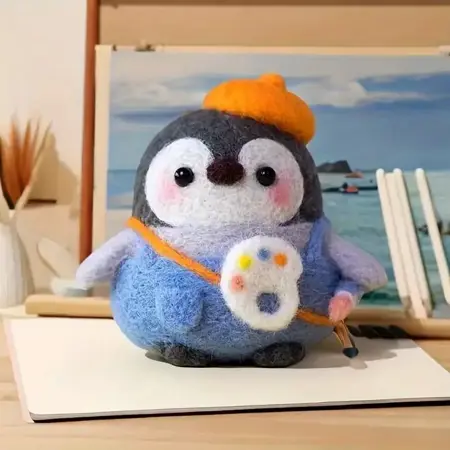 Sada na suché plstění tučňák Umělec 