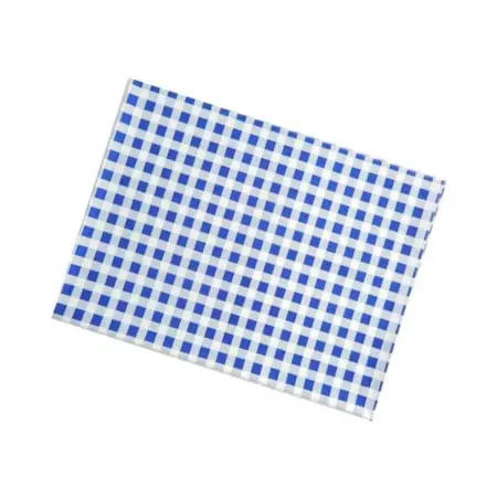 Ubrus na školní lavici 50x65cm motiv modré káro