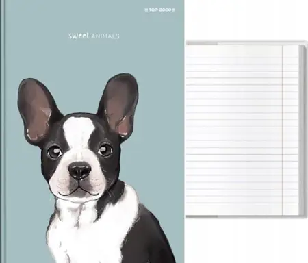 Záznamní kniha A5 96ls linka sweet animals pes