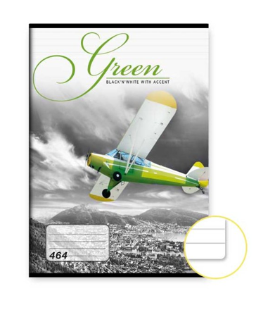     Sešit 464 A4 60ls linka Letadlo