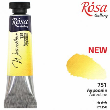 Akvarelová barva Rosa Gallery 10 ml – 751 aureoline