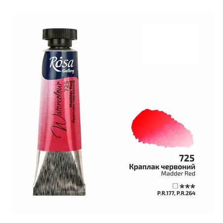 Akvarelová barva Rosa Gallery 10 ml – 725 madder red