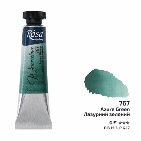 Akvarelová barva Rosa Gallery 10 ml – 767 azure green