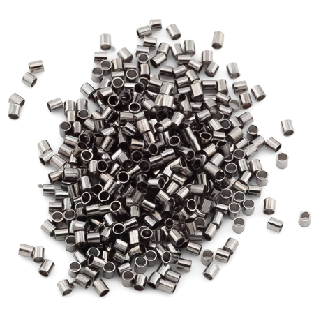 Zamačkávací rokajl váleček black gun 2.5mm 10 kusů