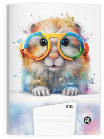 Sešit 544 A5 40ls linkovaný Křeček