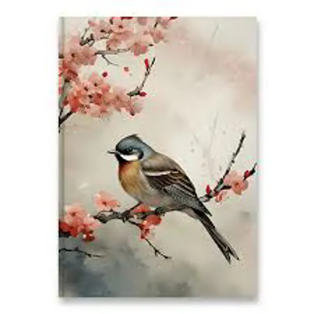 Záznamní kniha A5 96ls linka ptaček