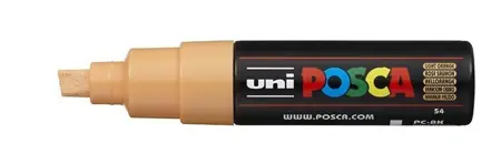 Akrylový fix Uni Posca PC-8K 8 mm – 54 light orange