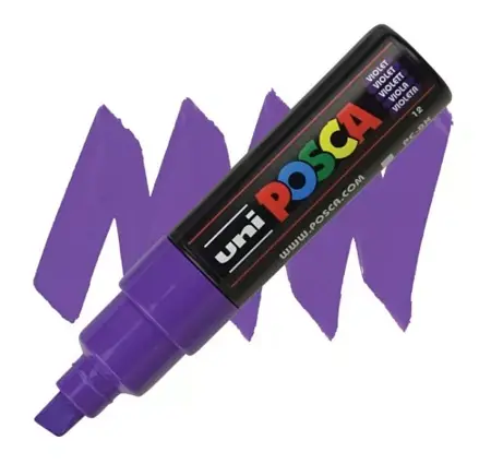 Akrylový fix Uni Posca PC-8K 8 mm – 12 violet