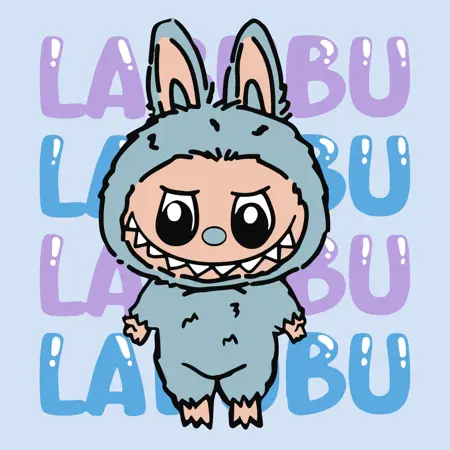 Malování podle čísel 25×25 cm – dětské motivy   Je to Labubu 