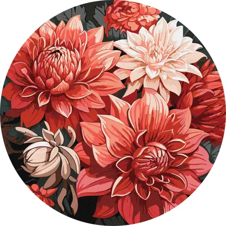 Malování podle čísel - Kytice d 39 cm