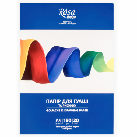 Papíry pro kvaš a temperu A3 180g, 20 listů