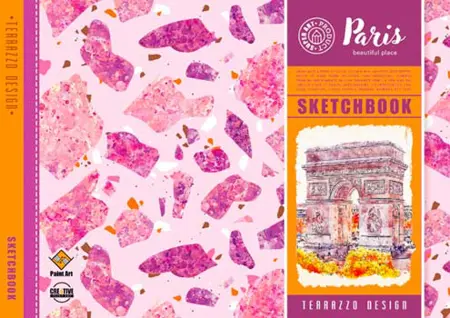 Sketchbook CITY PARIS 19,7×14,5 cm.