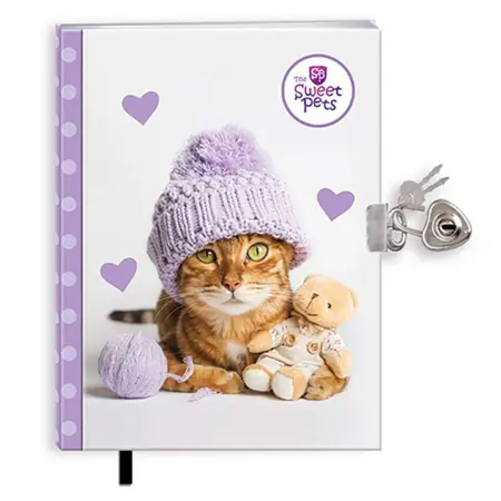 Zápisníček CUTIE se zámkem – menší A5