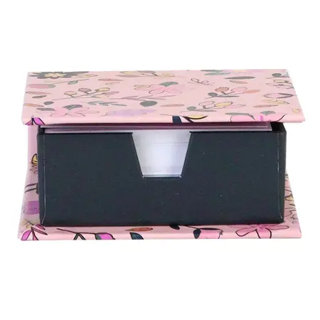 Pink Flowers Memo box