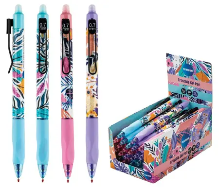 Gelové pero gumovatelné NATURE