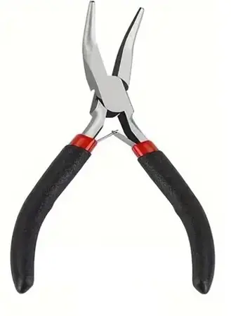 Ploché kleště zahnuté 12,5 cm