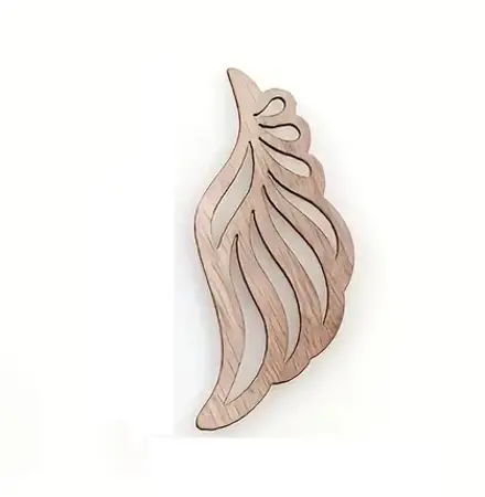 Dřevěná křídla k výrobě andělů – 5,5 cm č.1 1ks