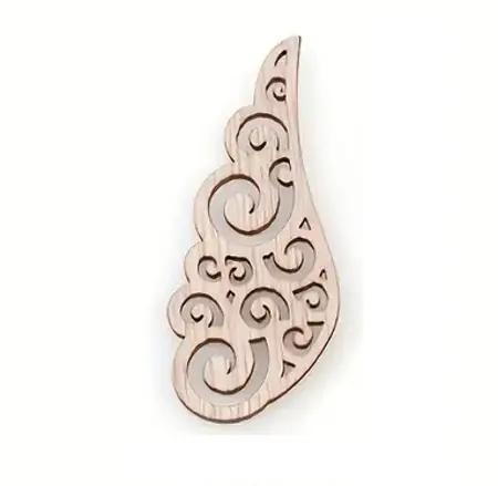 Dřevěná křídla k výrobě andělů – 5,5 cm č.2 1ks