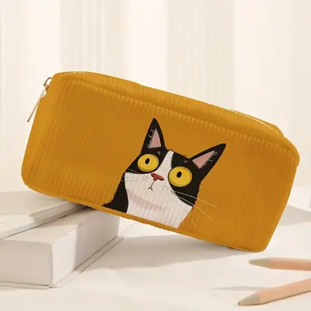 Penál s kočkou – 18,5 × 8 cm