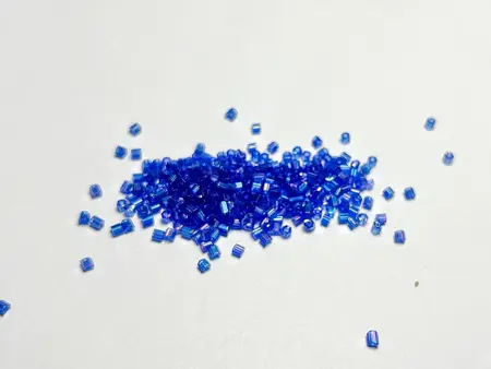 Sekané rokajlové korálky 2 mm – modré (10 g)