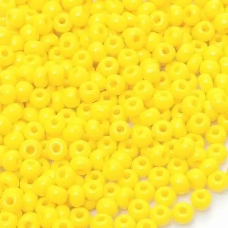 Preciosa rokajl 8/0 – žlutý neprůhledný (83110), 10 g