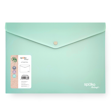 Desky A5 druk PP ReLeaf šedé