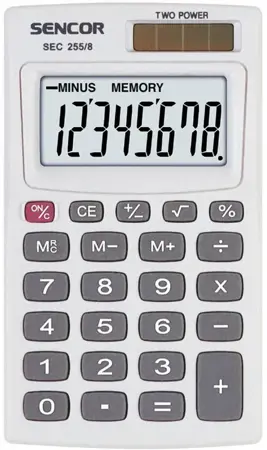 Kapesní kalkulačka SENCOR SEC 255/8
