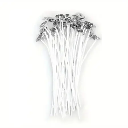 Knoty na svíčky s plíškem 12 cm – 5 kusů