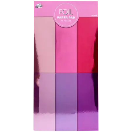 Blok hobby papíru Craft Universe – fóliový efekt | 30 listů (30,5 × 15,2 cm)