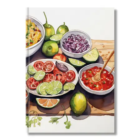 Záznamní kniha A5 96ls čistá akvarel