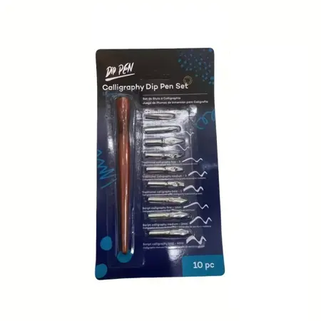 Kaligrafická sada – pero + 9 výměnných hrotů