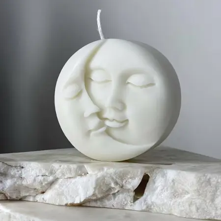 Forma Na Výrobu Svíček Se Sluncem A Měsícem 